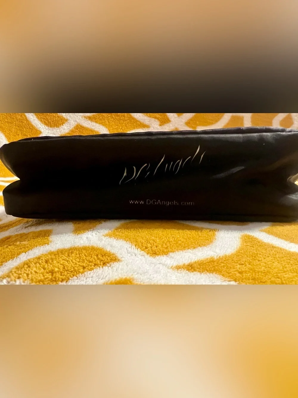 DGA Black/Gray Zipper Makeup Bag Pouch Marilyn Monroe Print 9 x 5 in